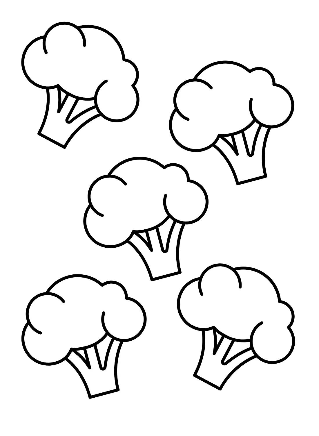 Brocoli Para Colorear 34