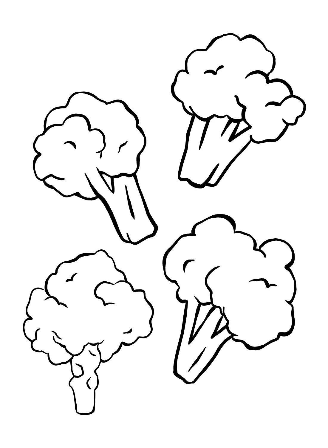 Brocoli Para Colorear 38