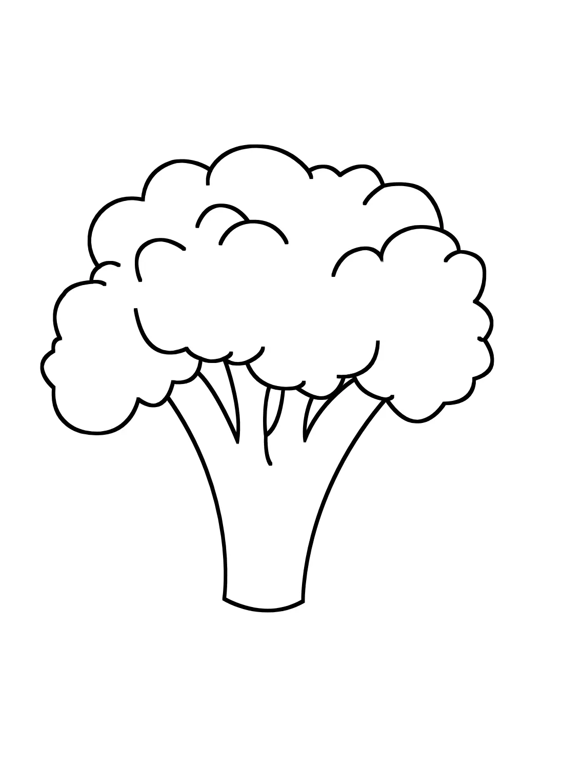 Broccoli Coloring Pages 7