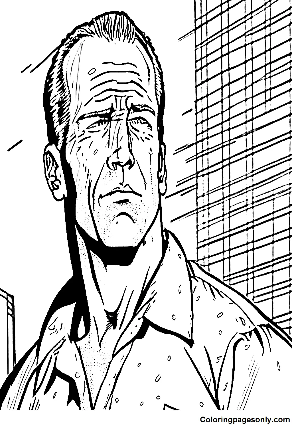 Bruce Willis Coloring Pages