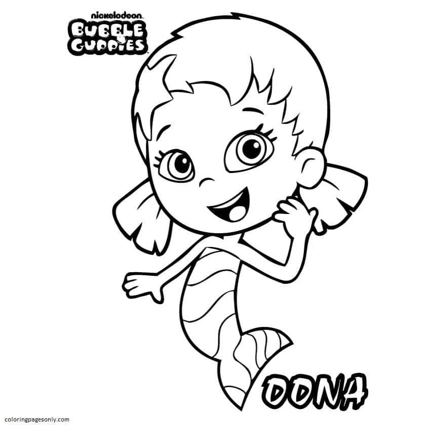 Bubble Guppies Coloring Pages 10