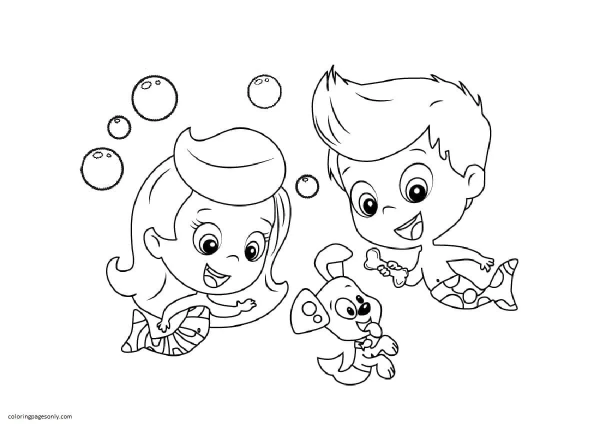 Bubble Guppies Coloring Pages 19