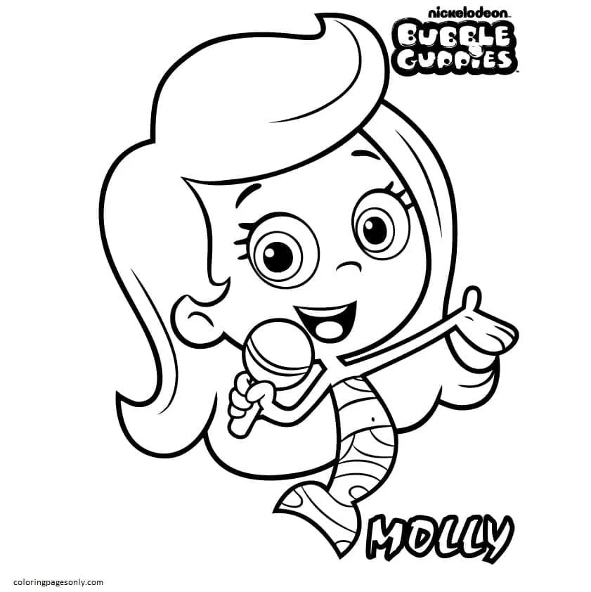 Bubble Guppies Coloring Pages 2