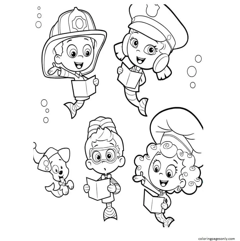 Bubble Guppies Coloring Pages 21
