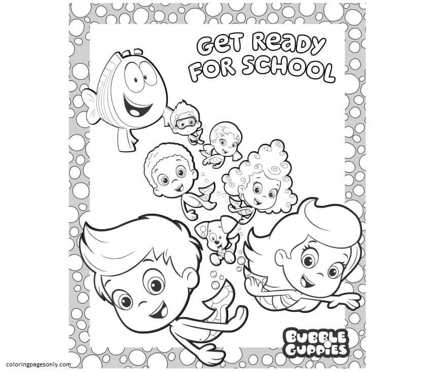 Bubble Guppies Coloring Pages 29