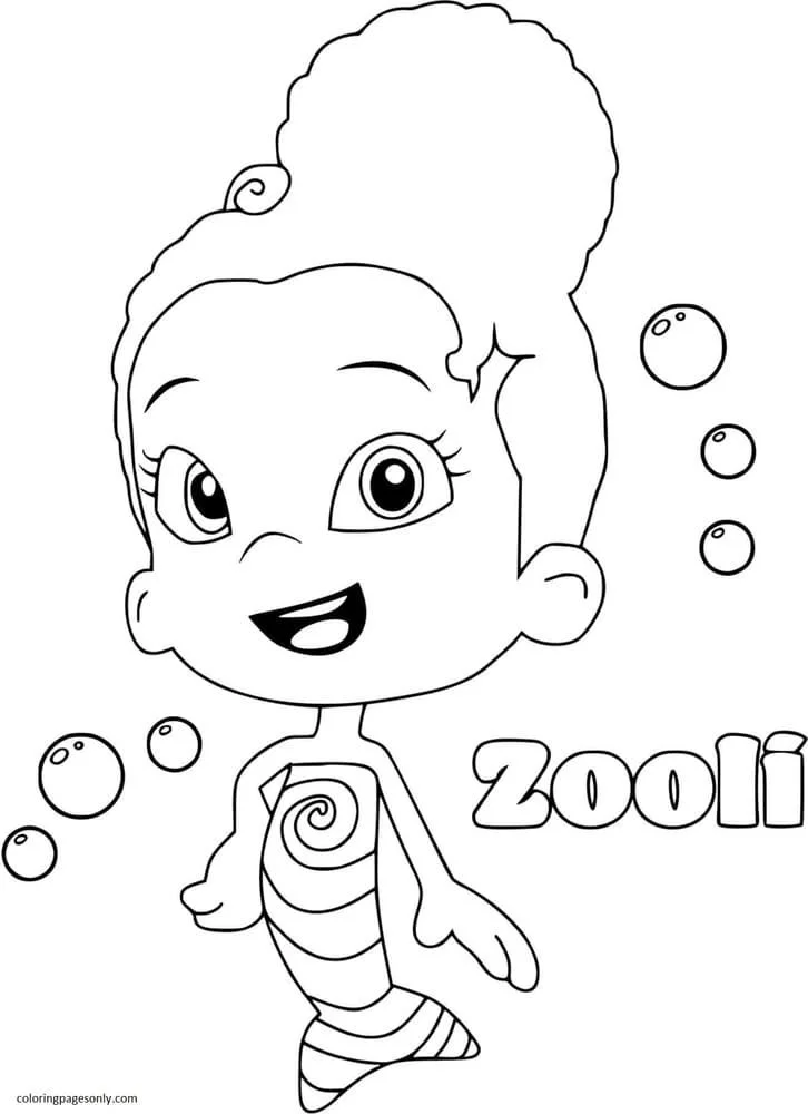 Bubble Guppies Coloring Pages 3