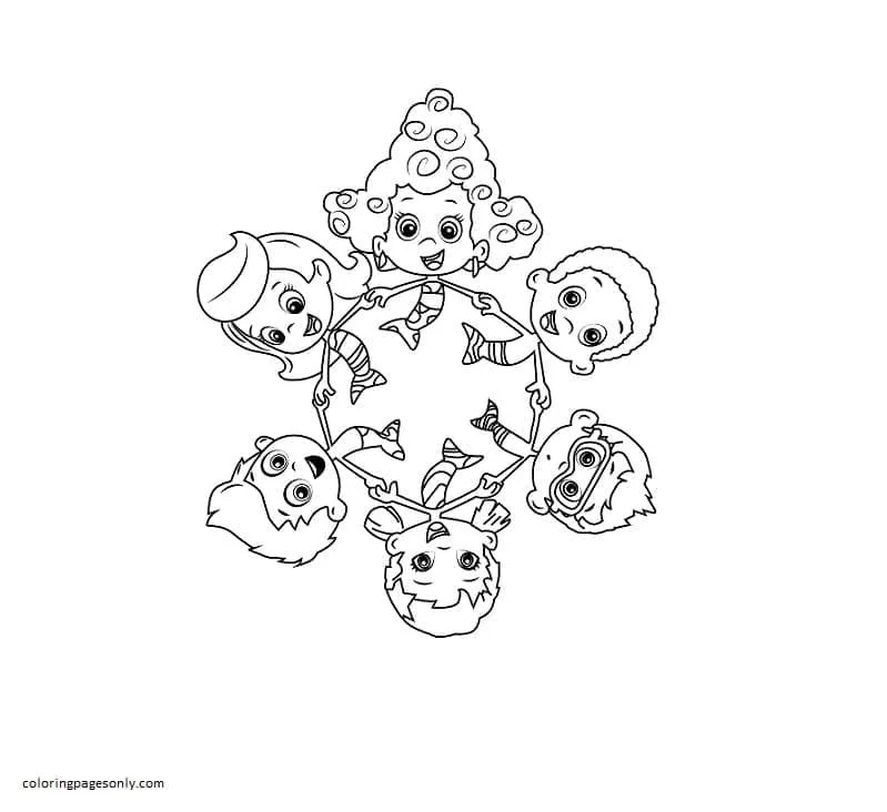 Bubble Guppies Coloring Pages 30