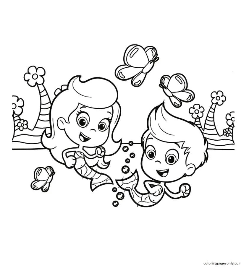Bubble Guppies Coloring Pages 38