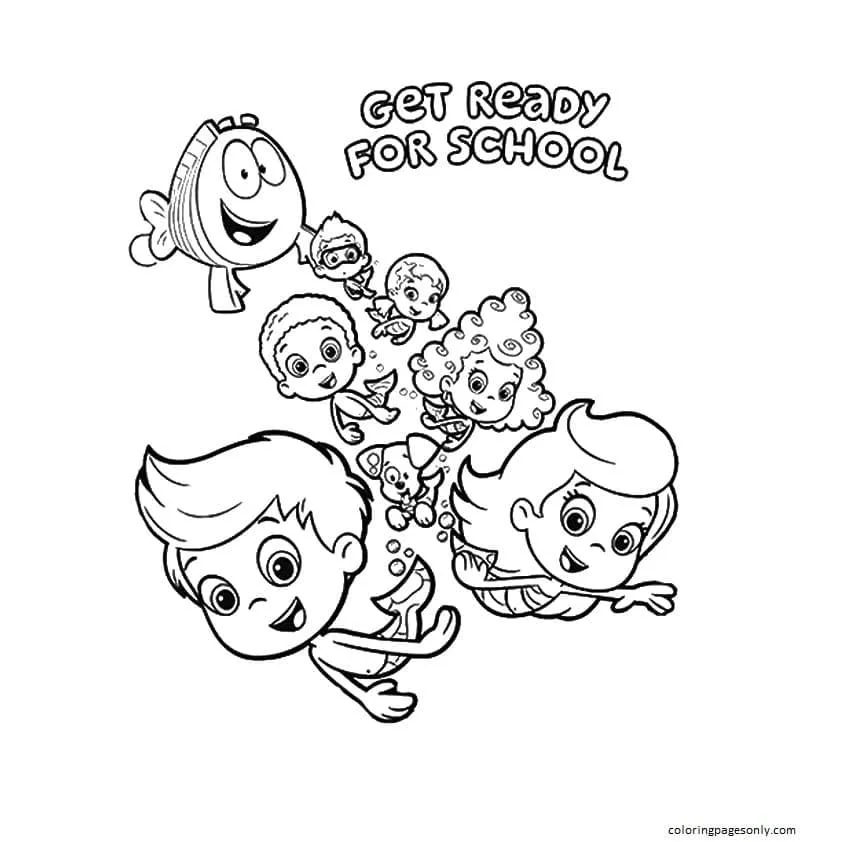 Bubble Guppies Coloring Pages 40