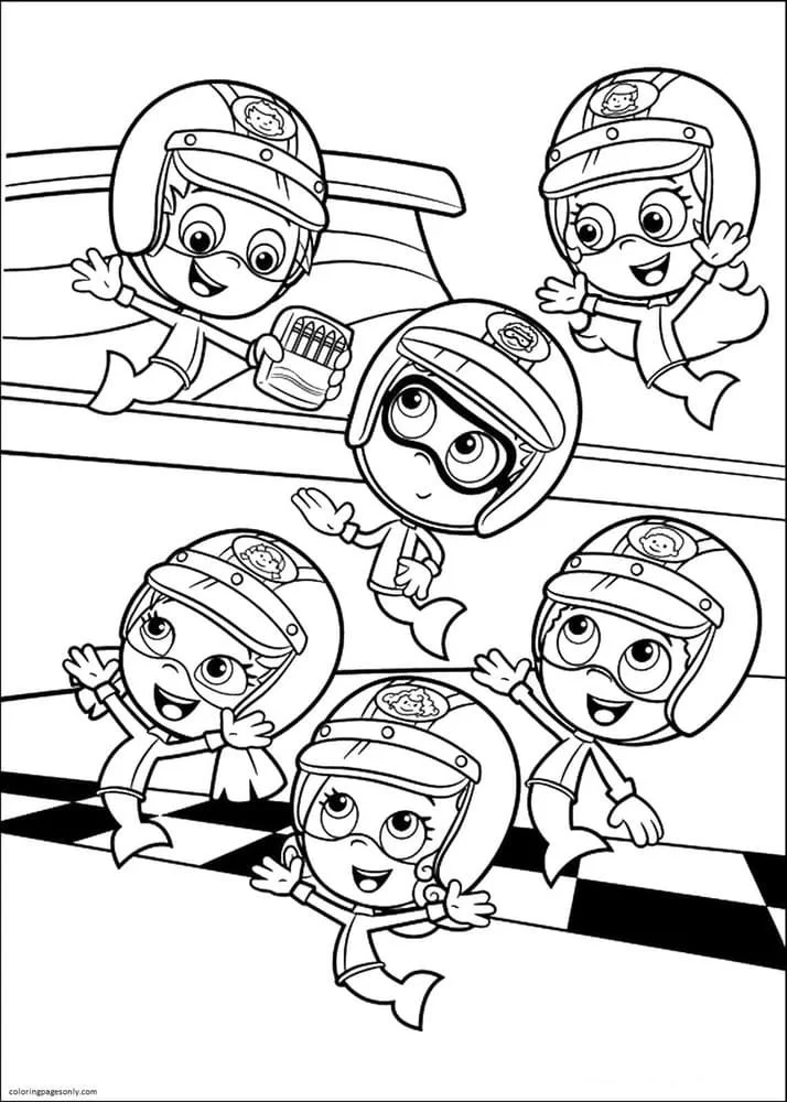 Bubble Guppies Coloring Pages 44