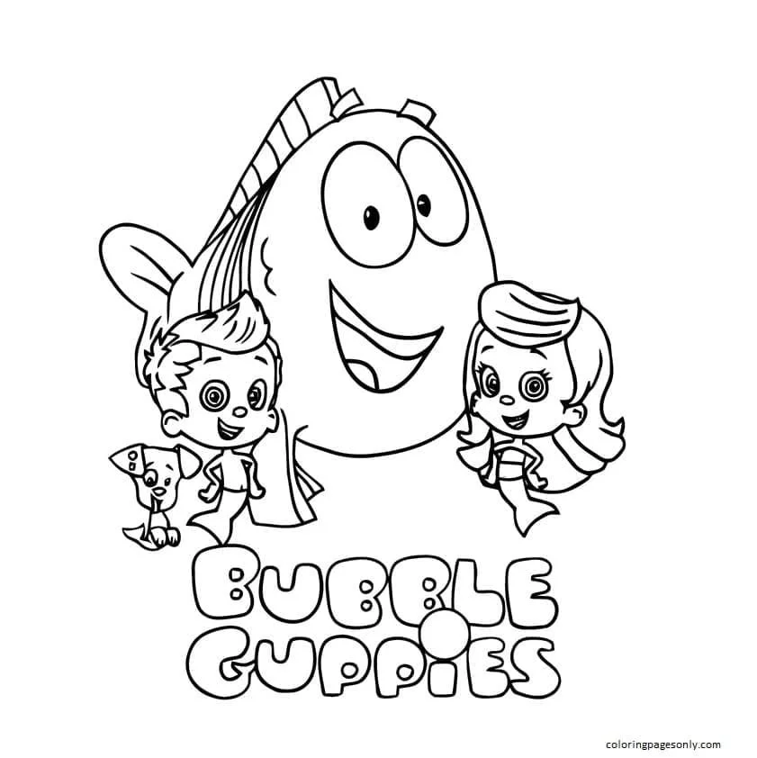 Bubble Guppies Coloring Pages 47