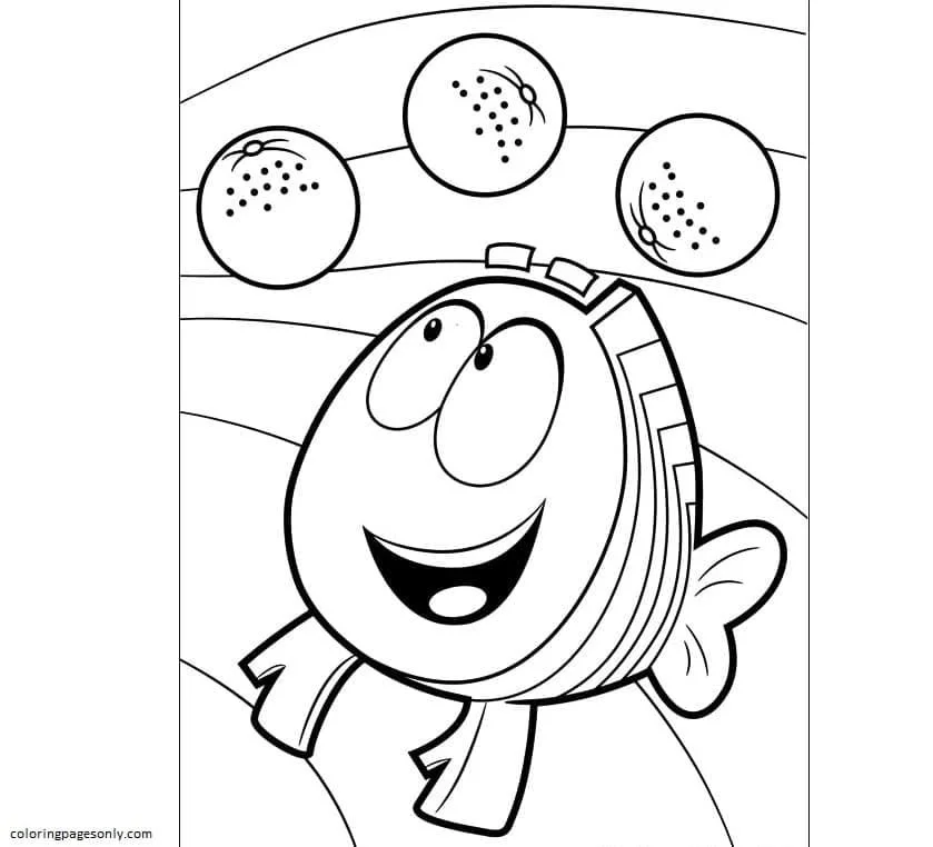 Bubble Guppies Coloring Pages 48