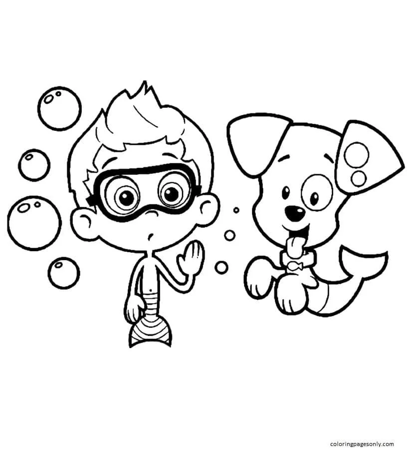 Bubble Guppies Coloring Pages 49