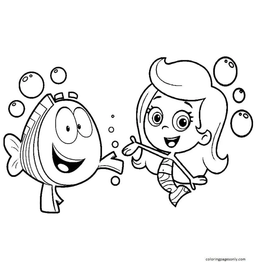 Bubble Guppies Coloring Pages 51