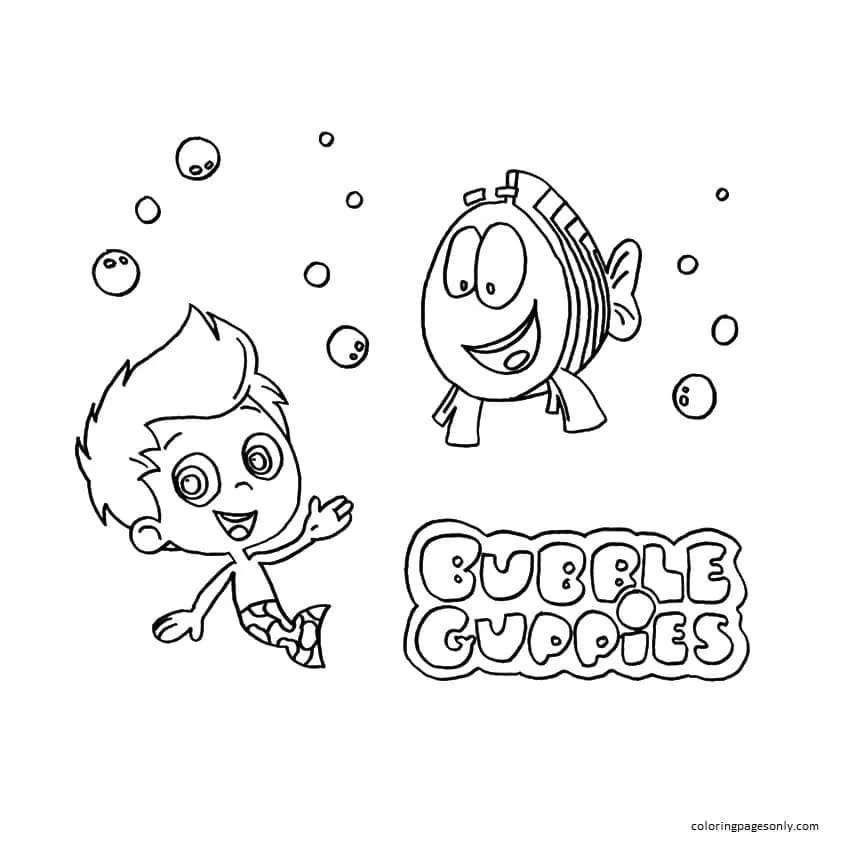 Bubble Guppies Coloring Pages 57