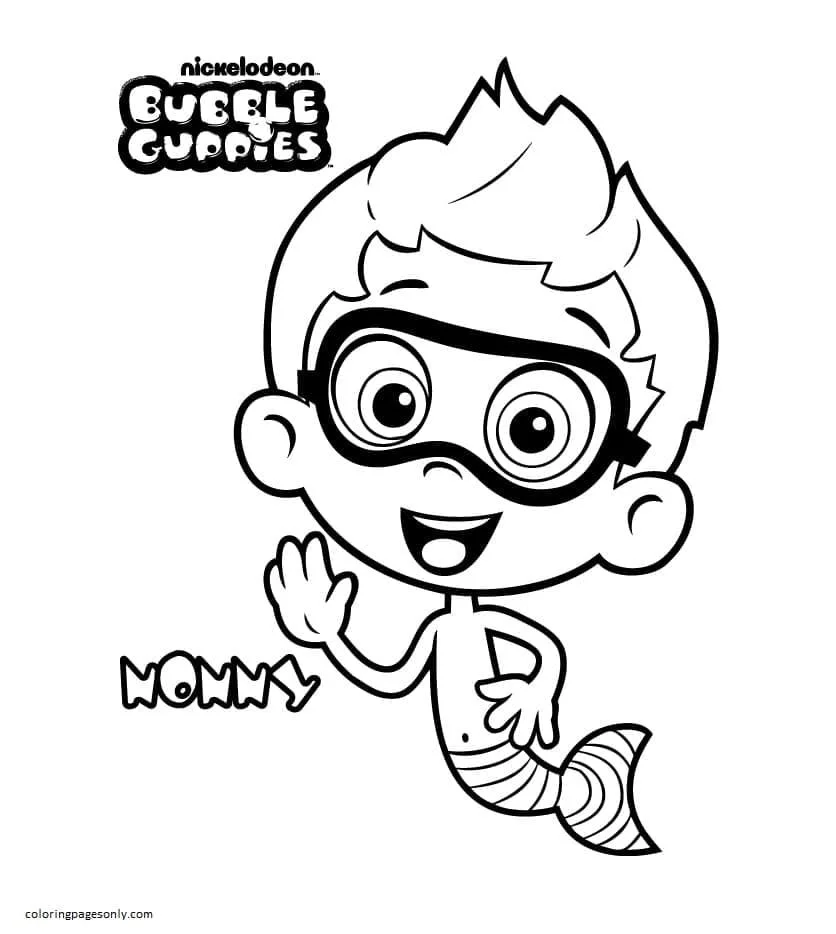 Bubble Guppies Coloring Pages 7