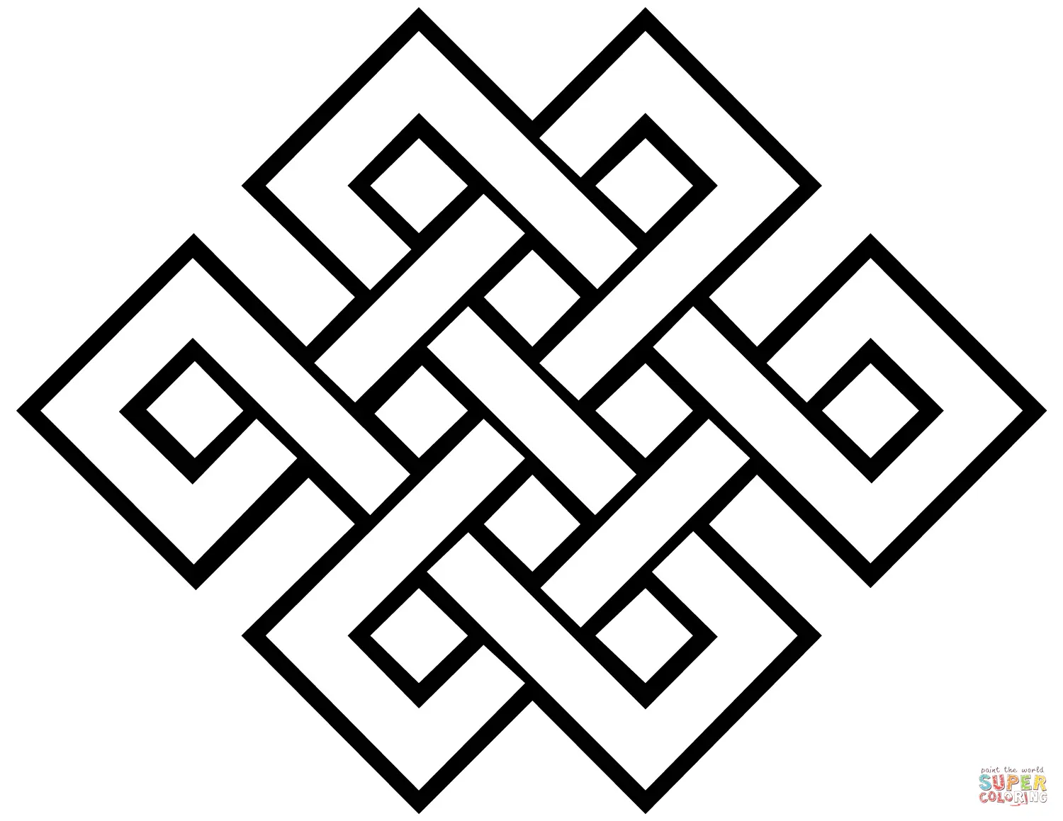 Buddhism coloring pages 16