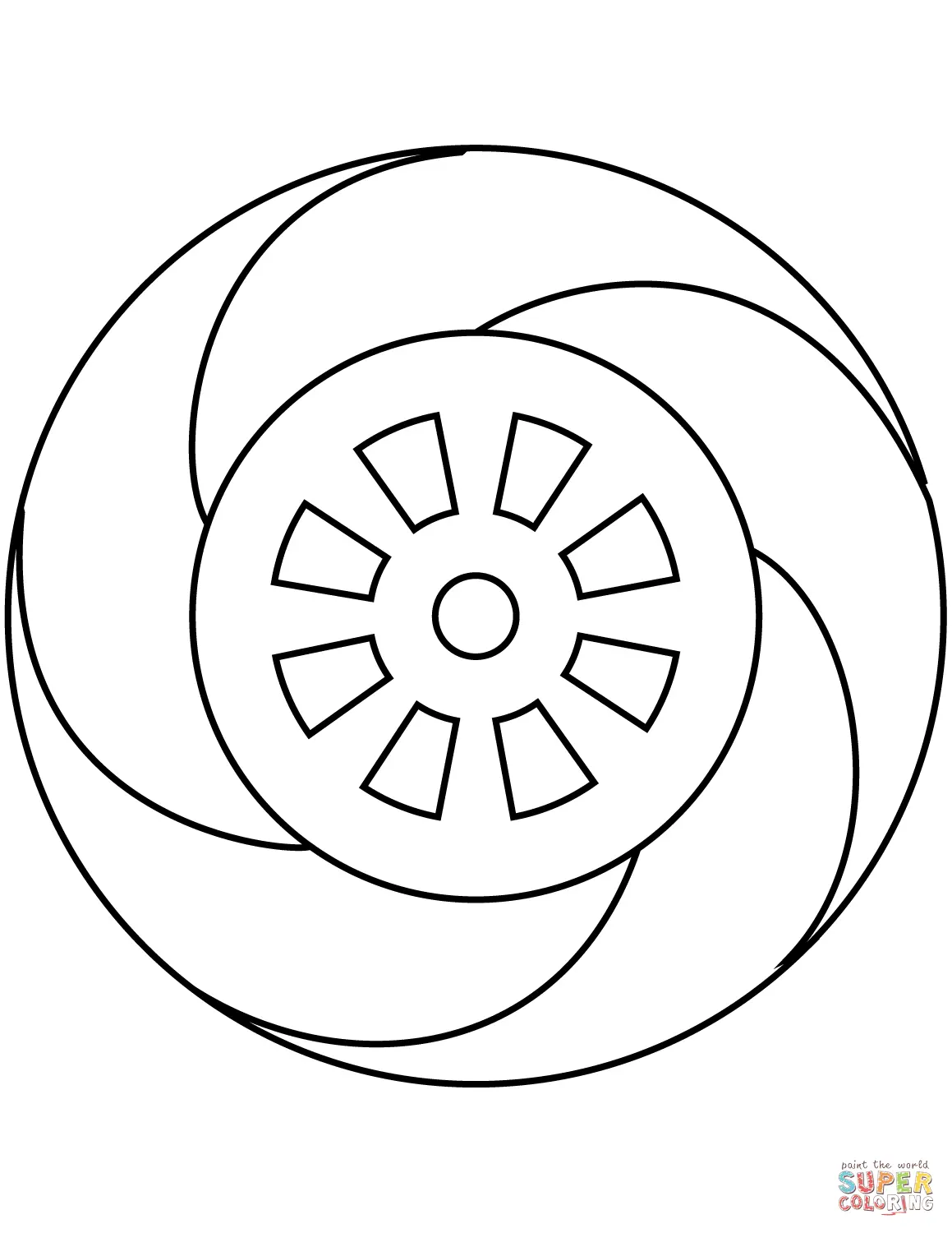Buddhism coloring pages 23