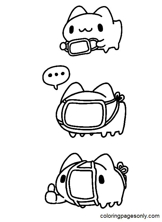 Bugcat Capoo Ausmalbilder 29