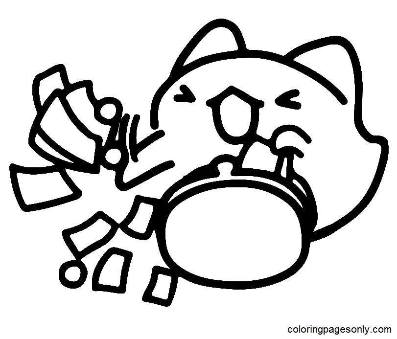 Bugcat Capoo Ausmalbilder 33