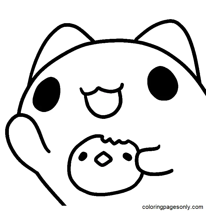 Bugcat Capoo Ausmalbilder 4