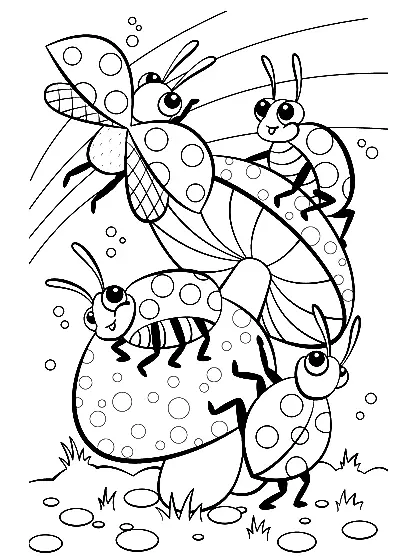 Desenhos de Insetos Para Colorir 11