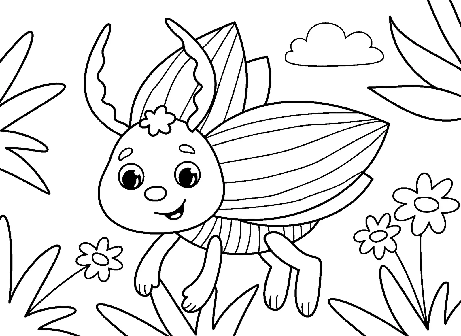 Desenhos de Insetos Para Colorir 3