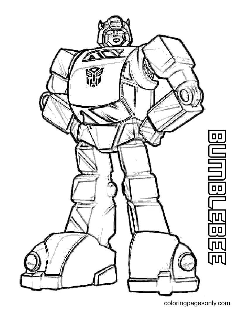 Bumblebee Coloring Pages 3