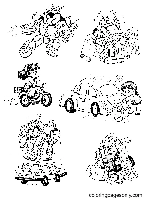 Bumblebee Coloring Pages 40