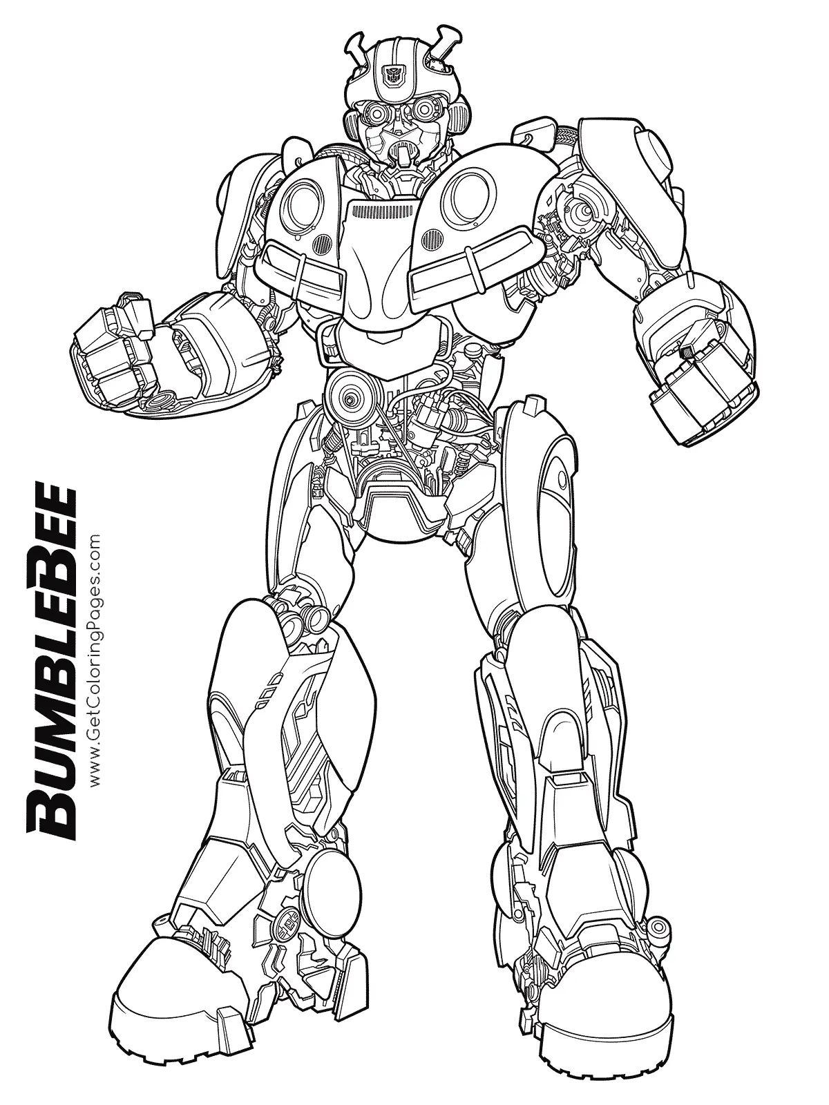 Bumblebee Coloring Pages 5