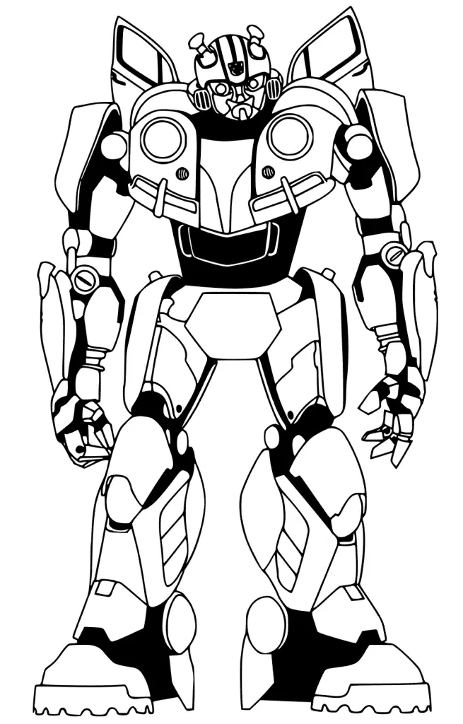 Bumblebee Coloring Pages 6