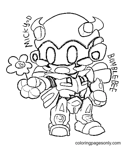 Bumblebee Coloring Pages