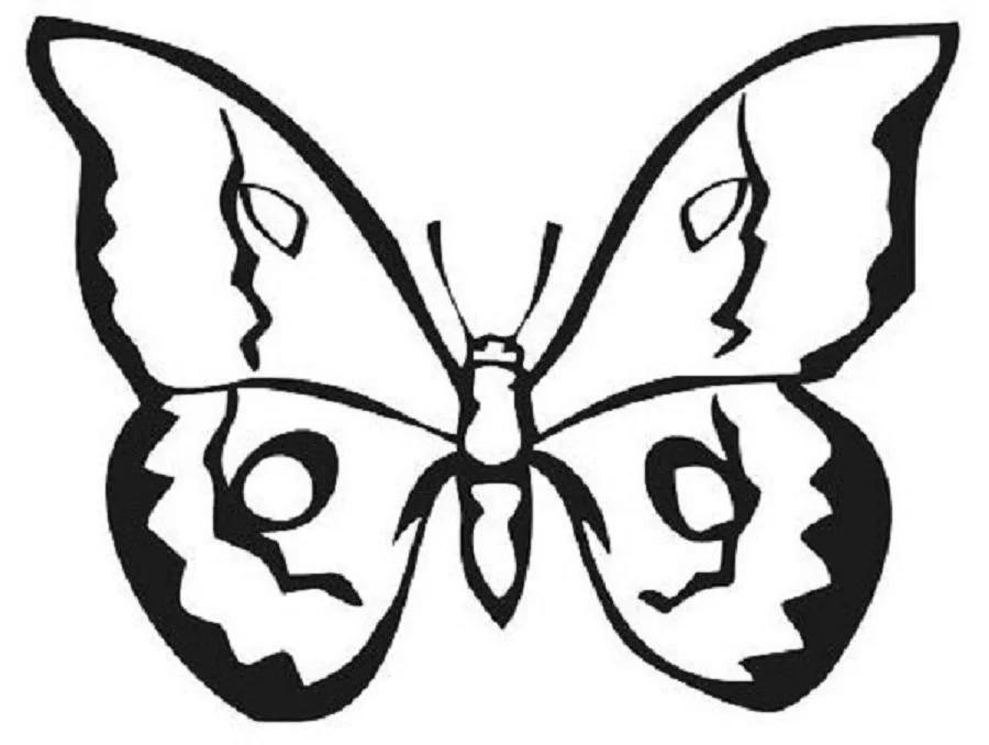Schmetterling Ausmalbilder 28
