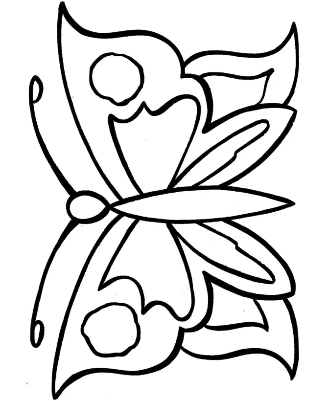 Schmetterling Ausmalbilder 6