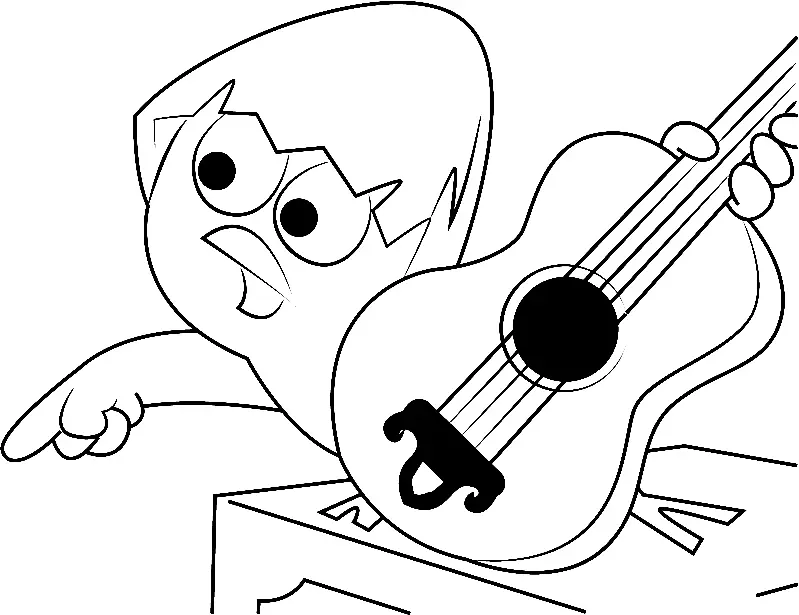 Desenhos de Calimero Para Colorir 23