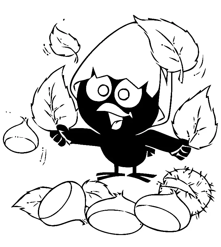 Desenhos de Calimero Para Colorir 39