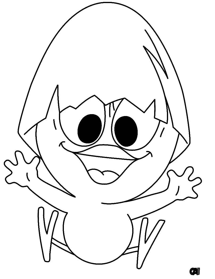 Desenhos de Calimero Para Colorir 5