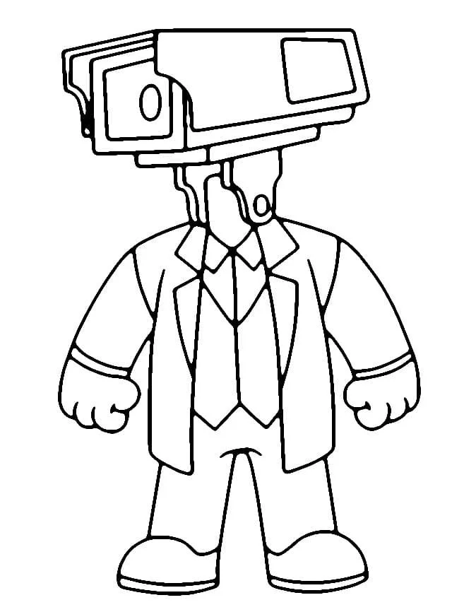 Desenhos de Cameraman Para Colorir 13