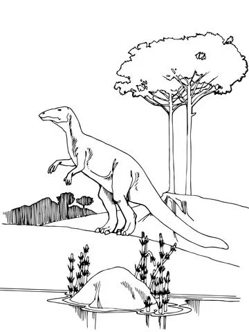 Camptosaurus Ausmalbilder 10