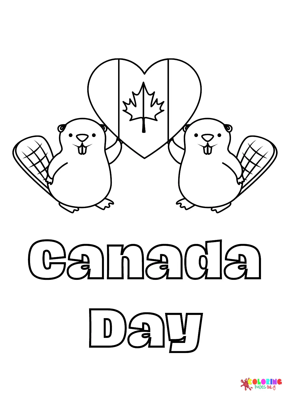 Desenhos de Dia Do Canada Para Colorir 9