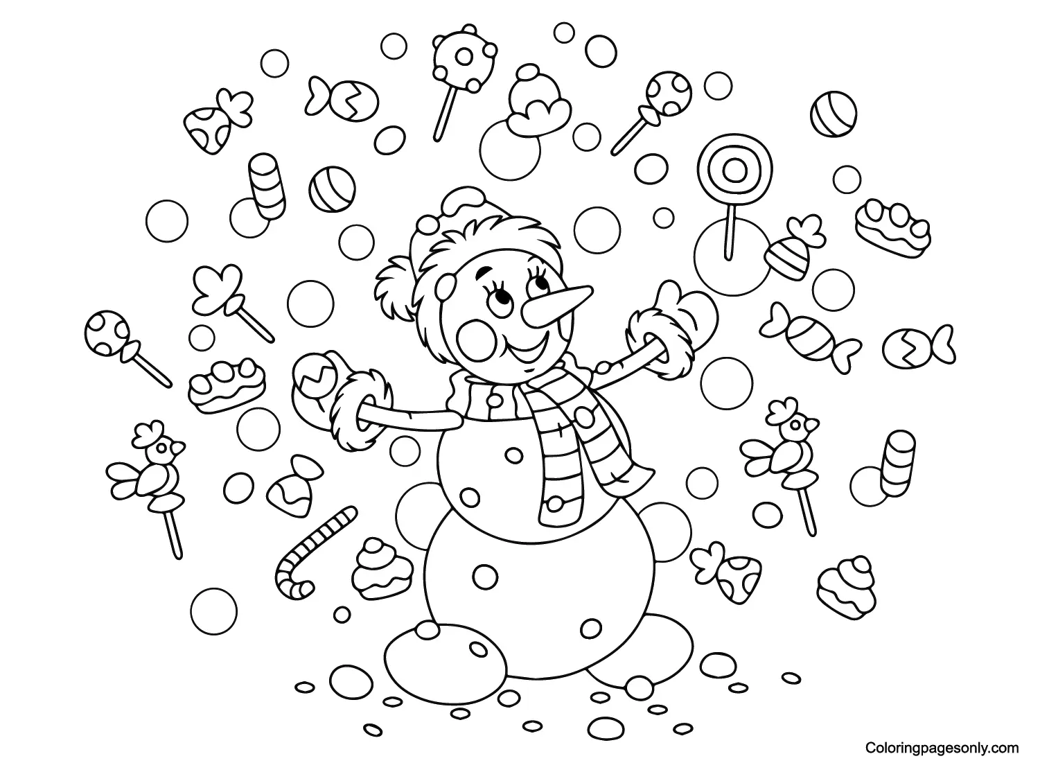 Desenhos de Terra de Doces Para Colorir 26