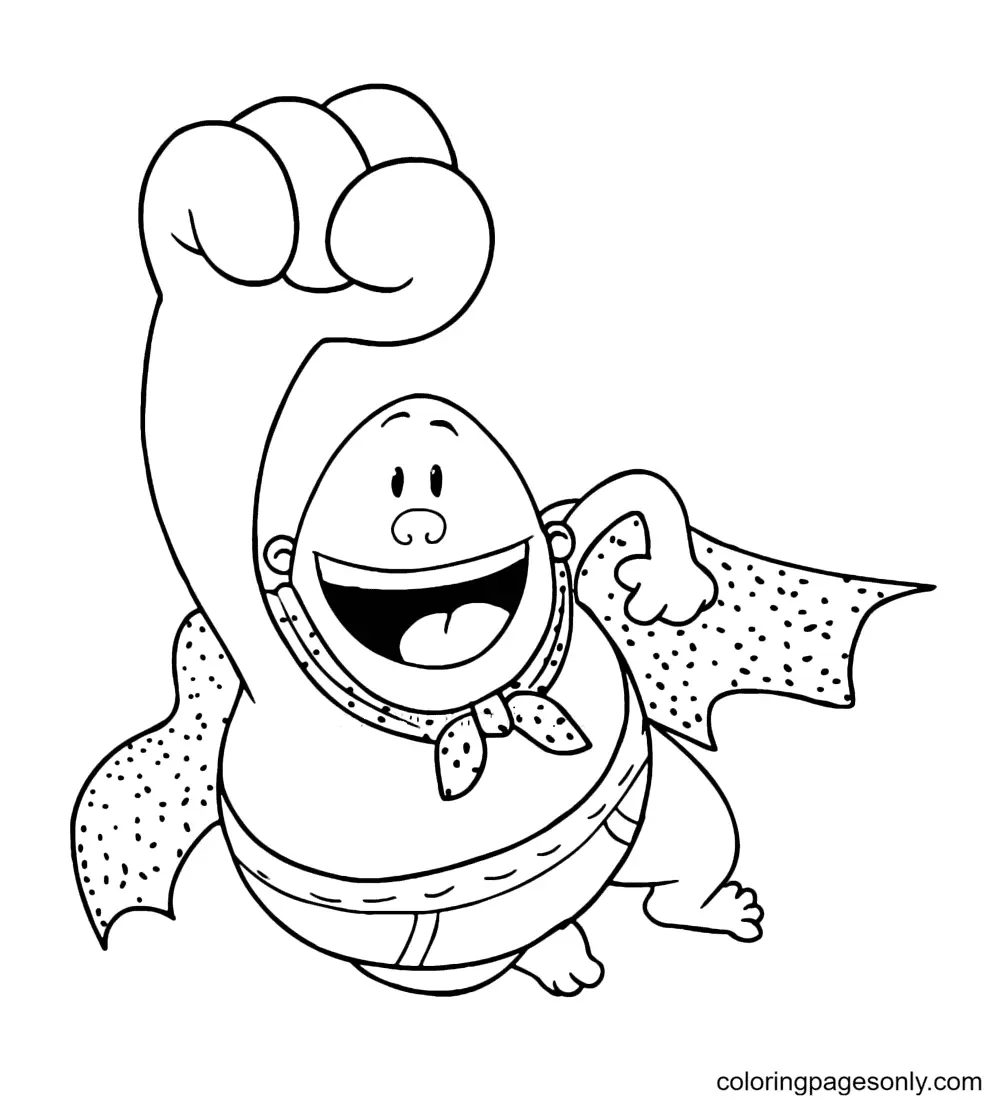Captain Underpants Coloring Pages 15