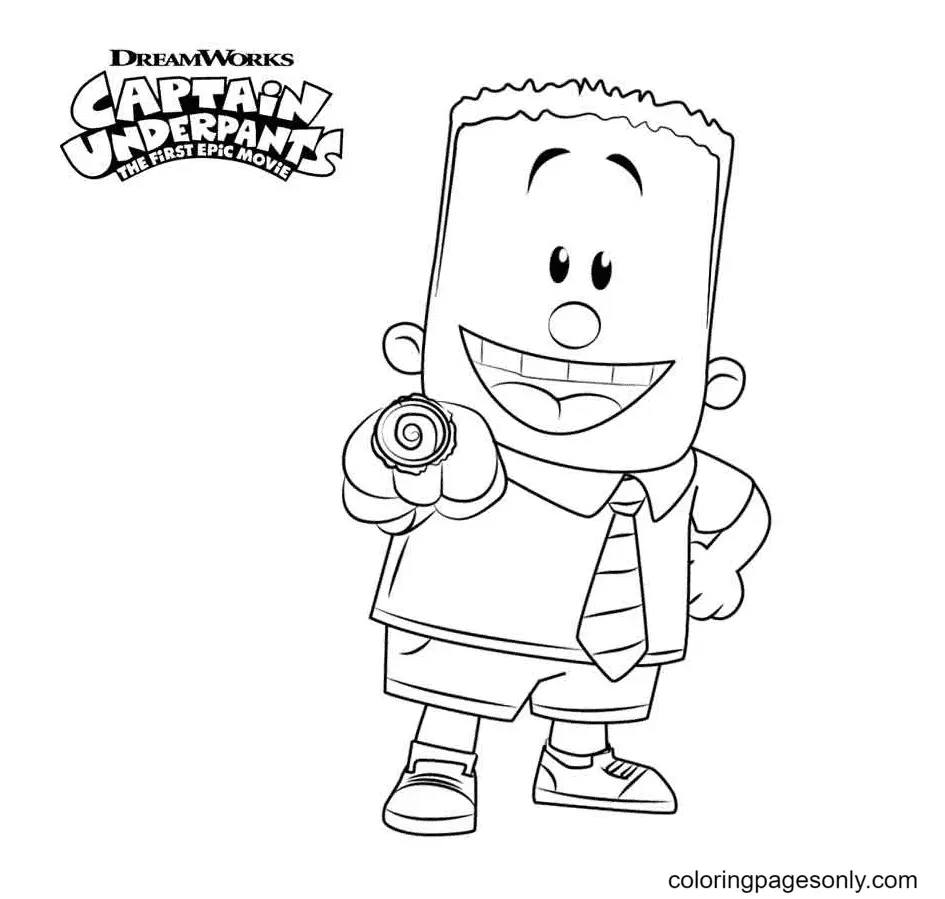 Captain Underpants Coloring Pages 39