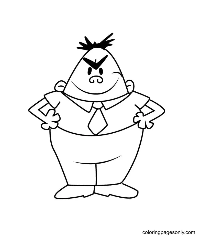 Captain Underpants Coloring Pages 41
