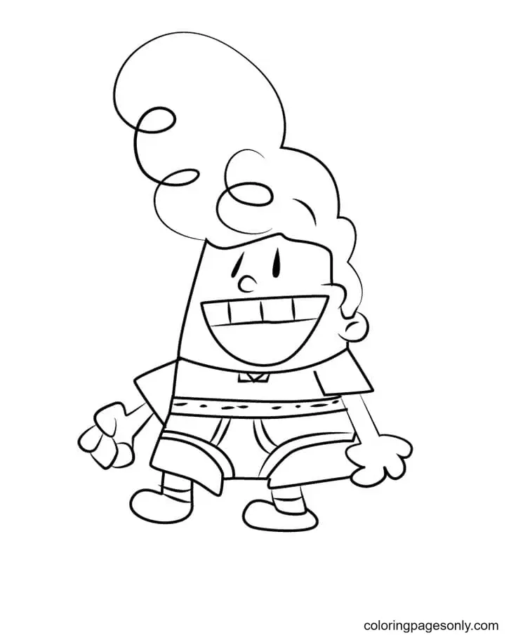 Captain Underpants Coloring Pages 48