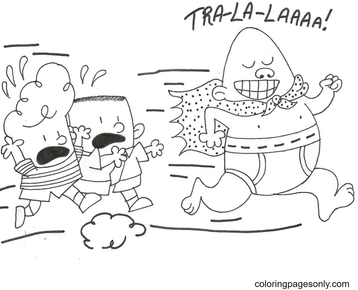 Captain Underpants Ausmalbilder 52