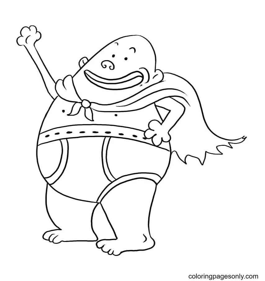 Captain Underpants Coloring Pages 55