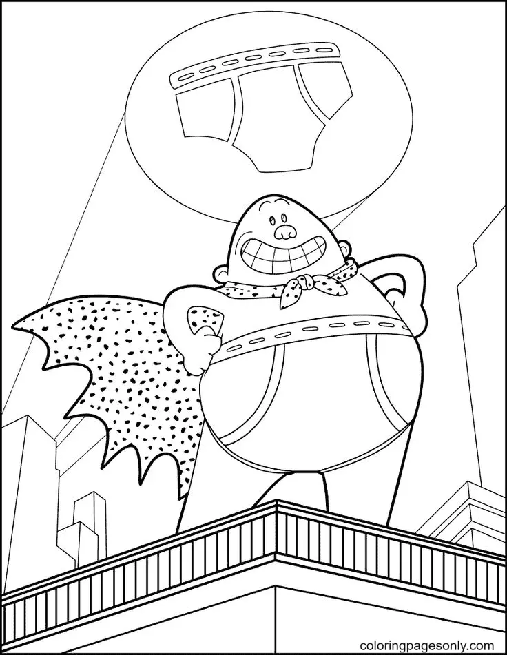 Captain Underpants Ausmalbilder 57
