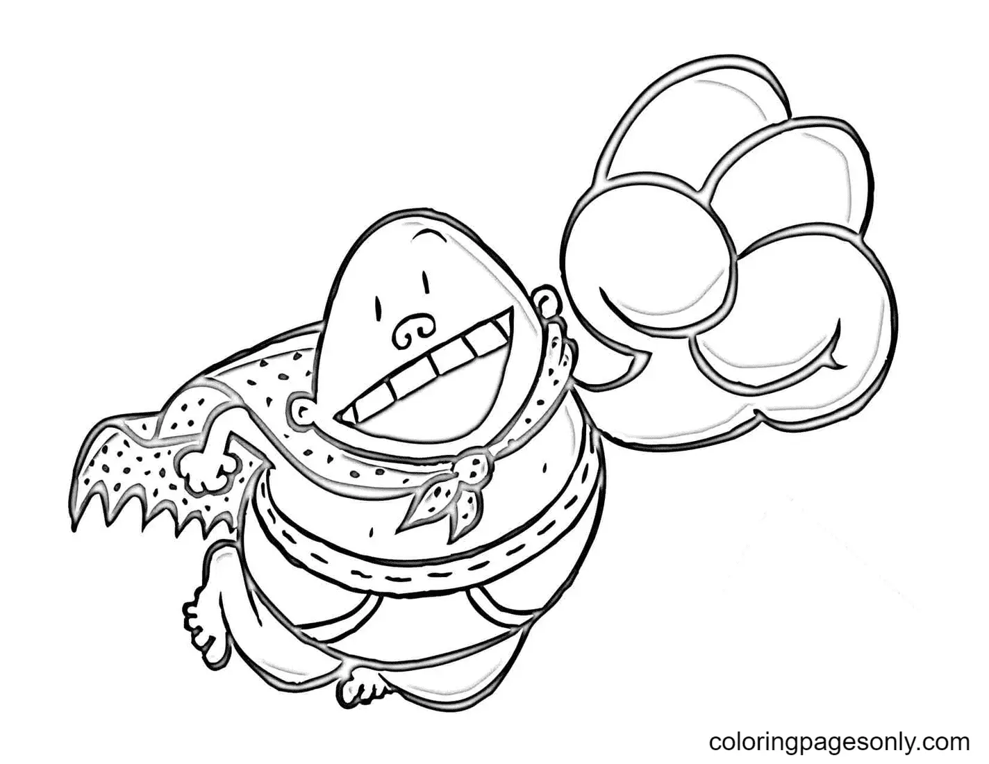 Captain Underpants Coloring Pages 60