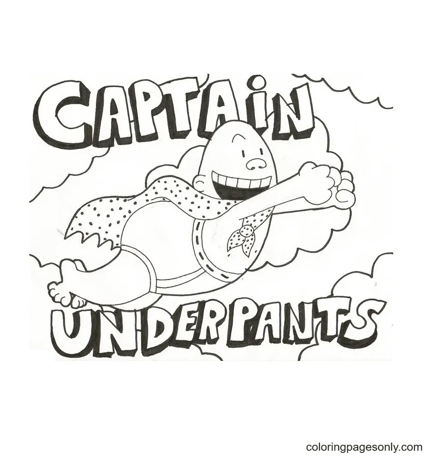 Captain Underpants Coloring Pages 63